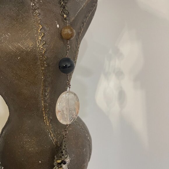 Warm Toned Summer Necklace - Picture 8 of 10